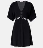 Eres Connection cutout jersey minidress
