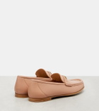 Chloé Chloé logo embellished leather loafers