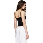 Fruity Booty Black Polka Flock Tank Top