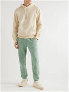 Onia - Tapered Garment-Dyed Cotton-Blend Terry Sweatpants - Green