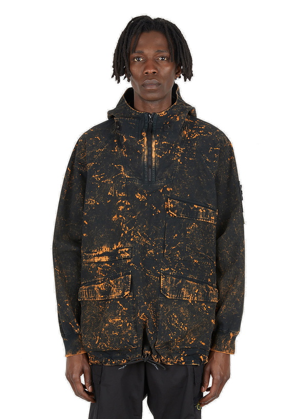 Photo: Distressed Anorak Jacket in Black