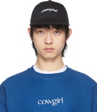 Cowgirl Blue Co Black 'Cowgirl' Embroidered Cap