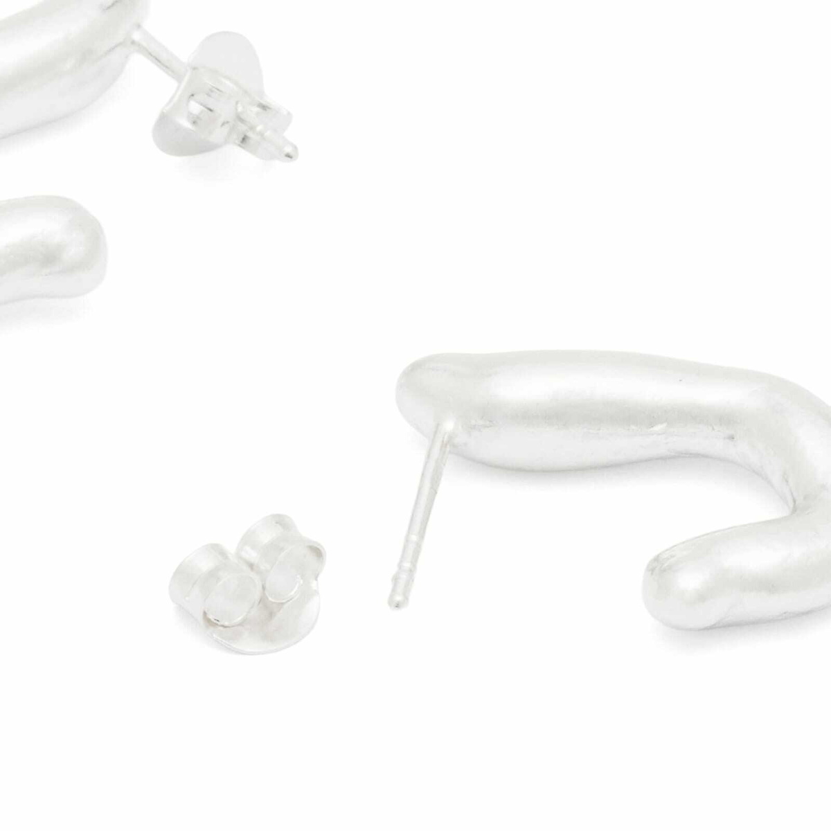 Simuero Women's Gamba Earrings in Silver 