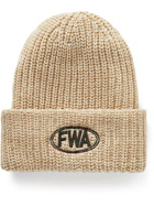 FRIENDS WITH ANIMALS - Logo-Embroidered Ribbed-Knit Beanie