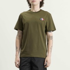 Moncler Men's Cotton Patch Logo T-Shirt in Green