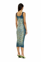 Diesel Mini dress with floral X-ray effect - Dresses Womens in Blue