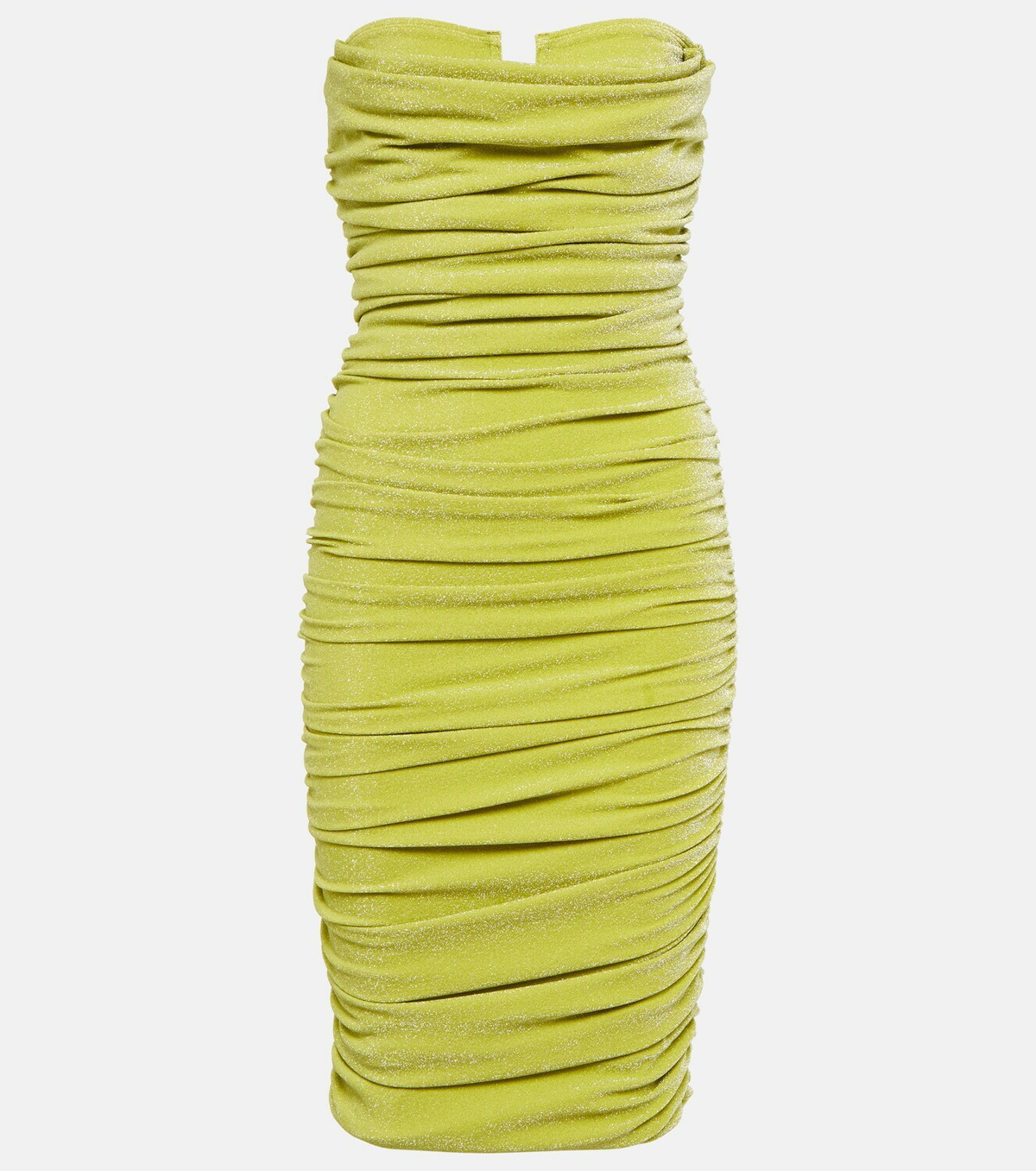 Bananhot Strapless ruched midi dress