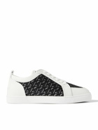 Christian Louboutin - Rantulow Rubber-Trimmed Mesh and Leather Sneakers - White