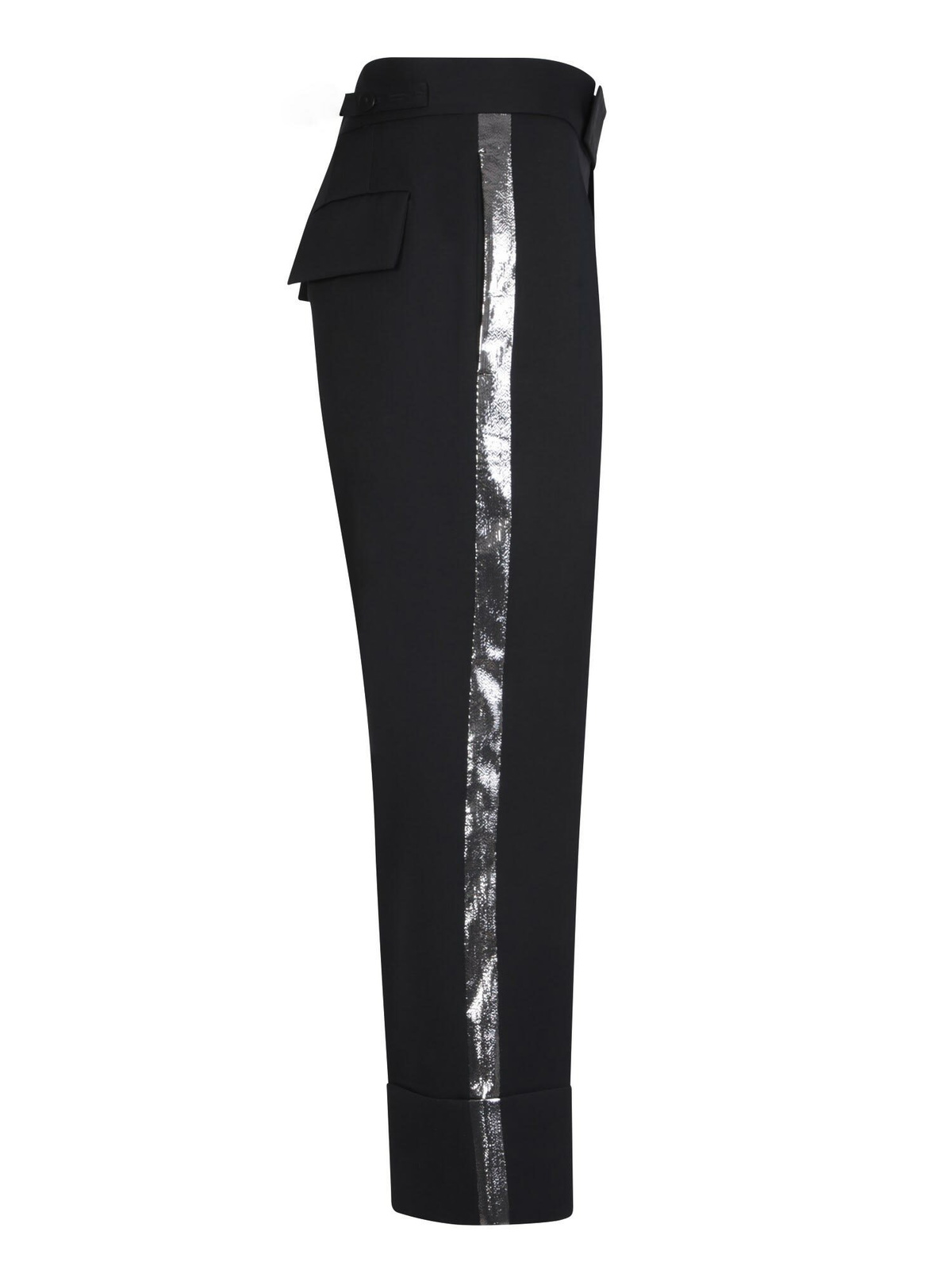 Sapio Black Tuxedo Trousers
