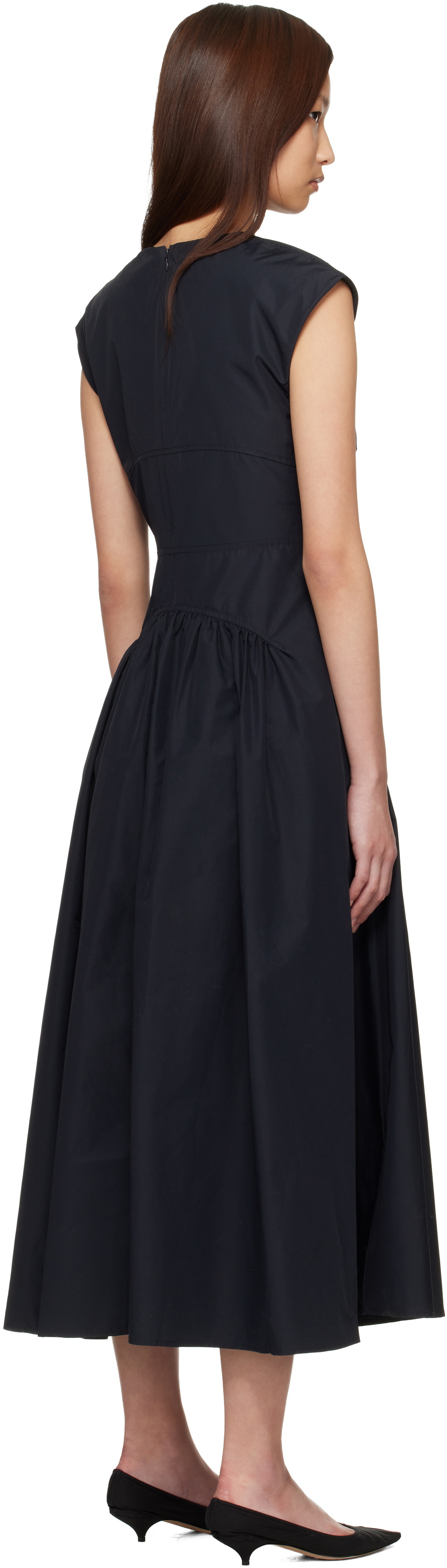 Proenza Schouler Black Proenza Schouler White Label Nyssa Midi Dress