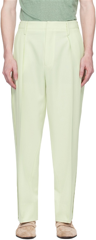 Photo: ZEGNA Green Tailored Trousers