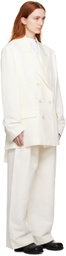 Mark Kenly Domino Tan Off-White Jacobina Blazer