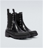Alexander McQueen - Stack leather Chelsea boots