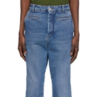 Loewe Blue Daisy Fisherman Jeans