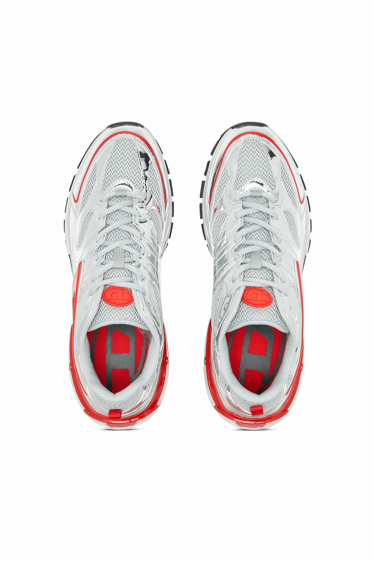 ベリィ 白痴 Diesel S-Serendipity-Mesh sneakers with metallic overlays