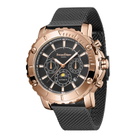 Swan & Edgar Bolt Automatic Black Dial Mens Watch SE01241