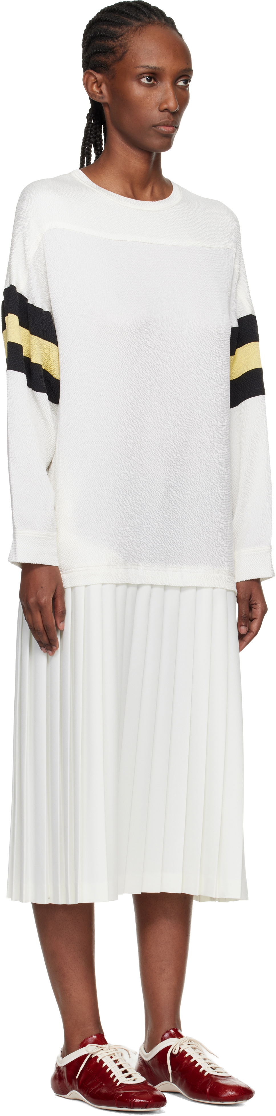 Stefan Cooke Off-White Stadium Midi Dress