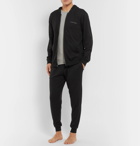Calvin Klein Underwear - Tapered Stretch Cotton and Modal-Blend Sweatpants - Men - Black