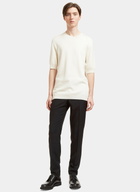 Aiezen Silk and Cashmere-Blend Fine-Knit T-Shirt