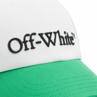 Off-White Men's Logo Bookish Cap in White Kellly