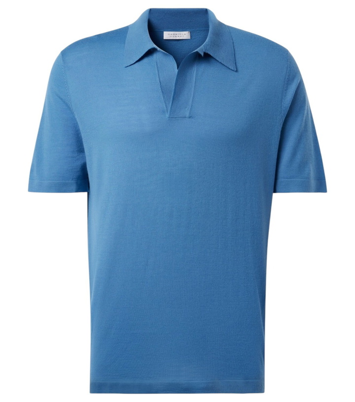Photo: Gabriela Hearst Stendhal cashmere polo shirt