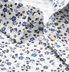 TOM FORD - Slim-Fit Floral-Print Cotton-Poplin Shirt - White