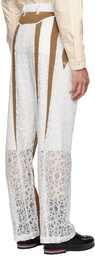 Kiko Kostadinov White Balla Trousers