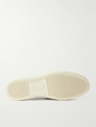 TOM FORD - Cambridge Leather-Trimmed Suede Sneakers - Brown