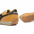 Diadora Men's Rally Punched Sneaker in Orange Mustard