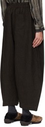 Aviva Jifei Xue Brown Cocoon Trousers