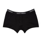 Dolce and Gabbana Two-Pack Black Boxer Briefs