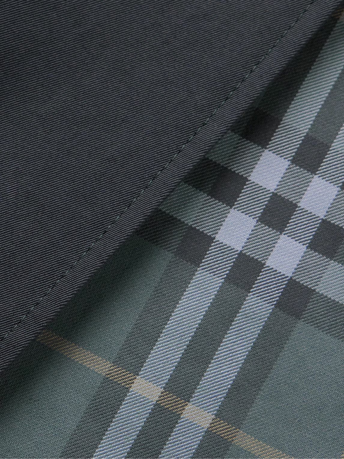 Burberry - Cotton-Gabardine Trench Coat - Blue