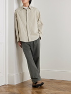 AGOLDE - Roy Striped Cotton Shirt - Neutrals