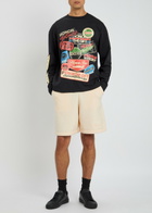 Honor The Gift Logo Brushed Knit Shorts Cream