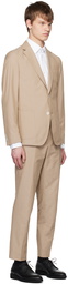 BOSS Beige Slim-Fit Suit