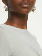 JIL SANDER - Embrace 2 Crystal Hoop Earrings