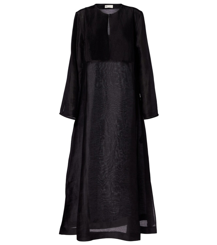 Photo: Tory Burch Pleated linen and silk kaftan