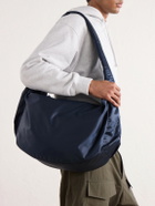 Master-Piece - Ark Leather-Trimmed Satin Shoulder Bag