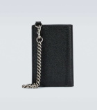 Balenciaga - Plate vertical leather wallet