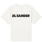 Jil Sander Men's Logo T-Shirt in Natural