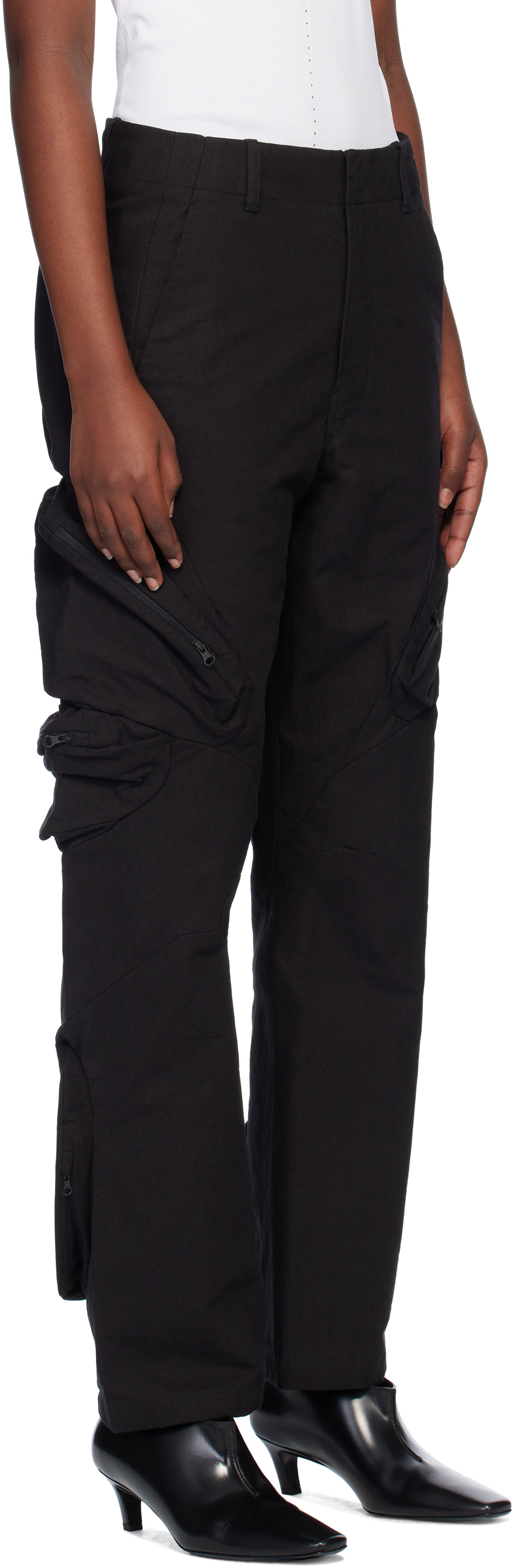 POST ARCHIVE FACTION (PAF) Black 7.0 Center Cargo Pants