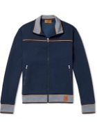 Tod's - Logo-Appliquéd Piped Technical Twill Track Jacket - Blue