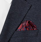 Turnbull & Asser - Printed Silk-Twill Pocket Square - Red