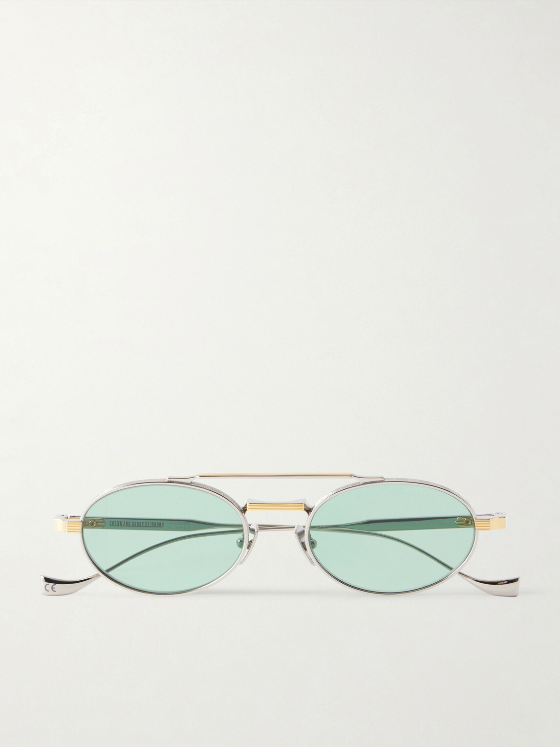 Cutler and Gross - 1427 Round-Frame Silver-Tone Sunglasses