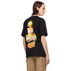 GCDS Black Rick and Morty Edition Raglan T-Shirt