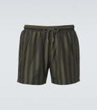 Orlebar Brown Boxer striped swim trunks