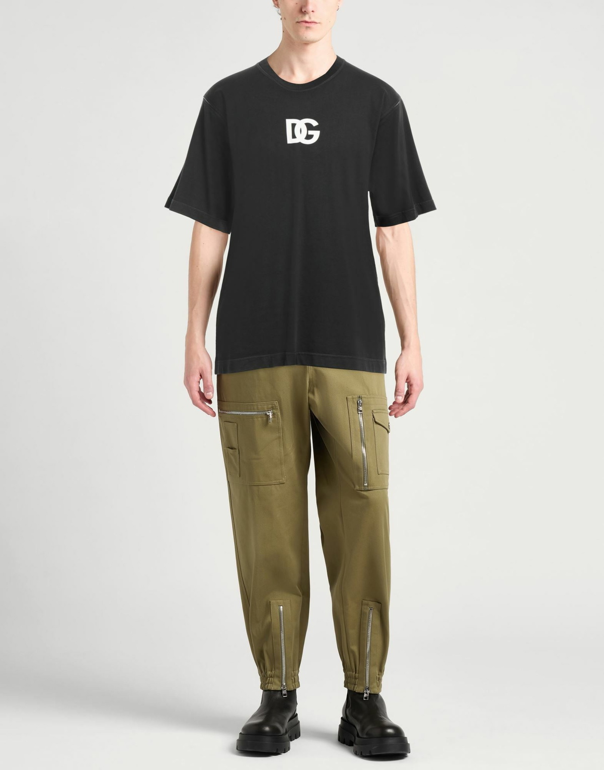 Dolce & gabbana Mens T-shirt Charcoal