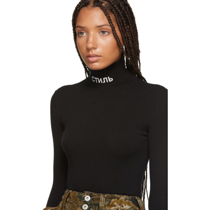 【関税込み】Heron Preston ブラック HPNY ボディスーツ Black 'HPNY' Bodysuit by Heron Preston on Sale