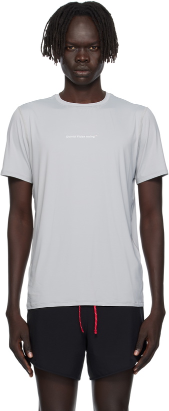 Photo: District Vision Gray Ultralight Aloe Short Sleeve T-shirt