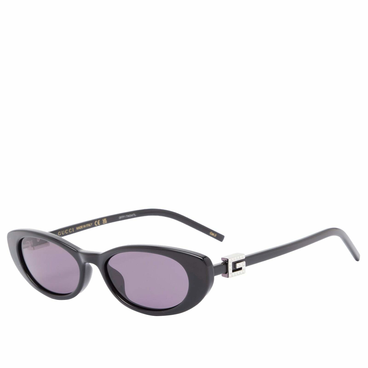 Gucci Women's G String Sunglasses in Black/Grey Gucci